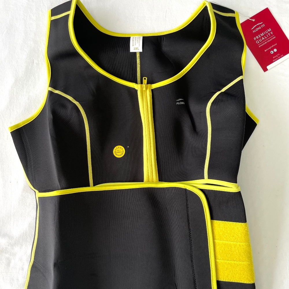 ALONG FIT NWT Waist Trainer Vest for Women Plus Size Sweat Sauna Vest Neoprene